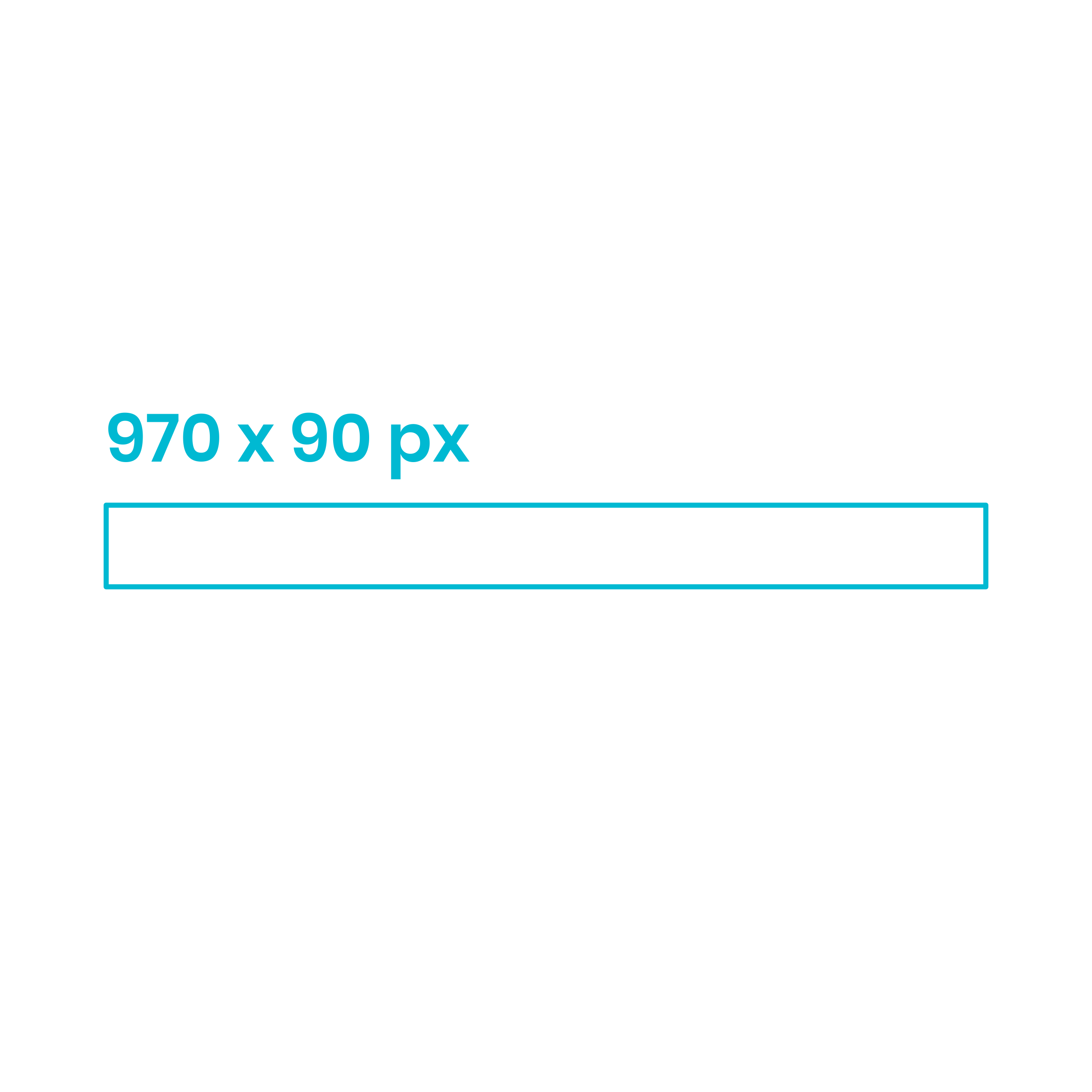 Digital Online Advertising Large Leaderboard Ad 970X90 Drawing Svg Vector Free Vectors